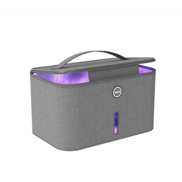 Ionuv Sani-Case UV LED Sterilizing Travel Bag in Charcoal Gray - Picture 1 of 4